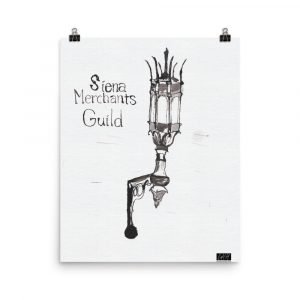 Siena Merchants Guild Lamp | Poster